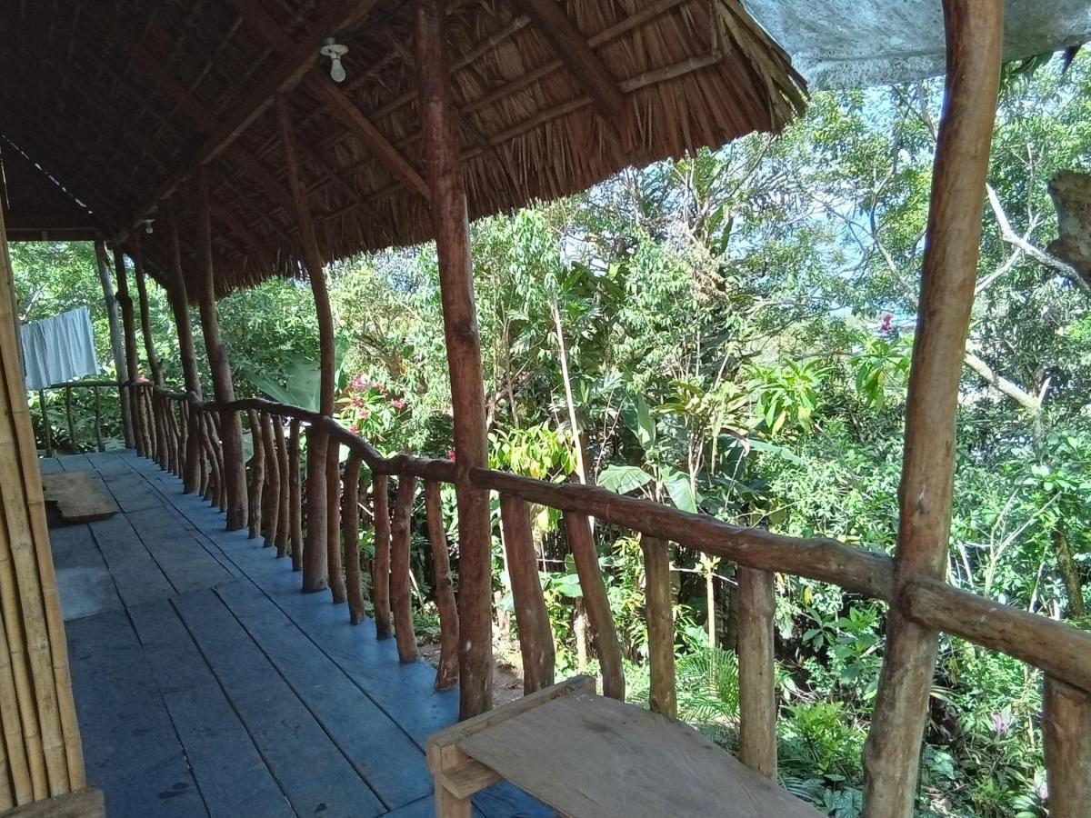 Hostal Azul Del Lago Agua Azul Exteriör bild
